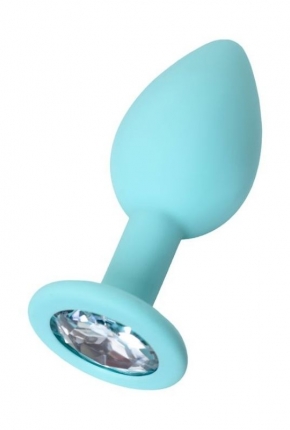 Brilliant Anal Plug beyaz kristalli 7 cm 26 g